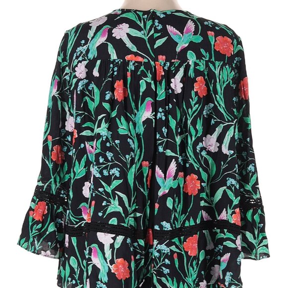 ๐บ NWOT Kate Spade โ ๏ธ Jardin crepe tropical romper - Picture 10 of 12